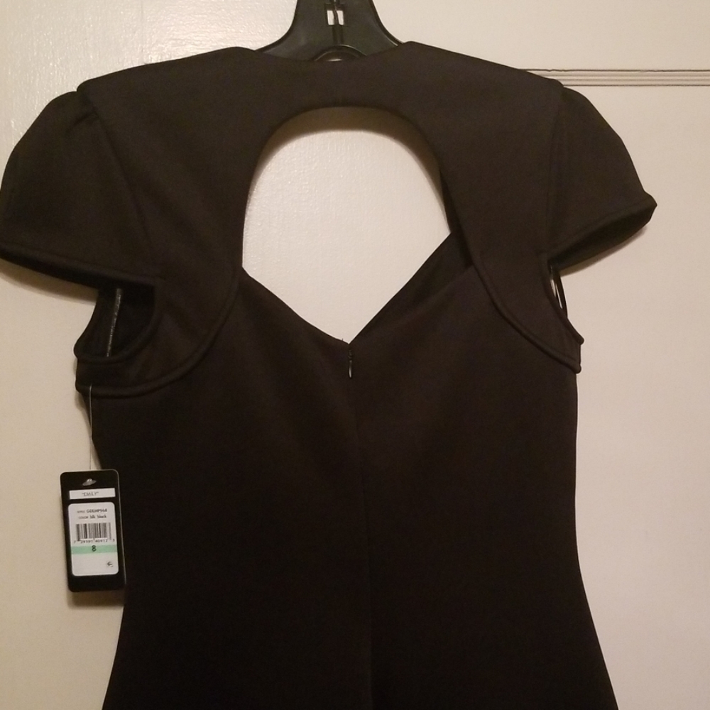 Guess Black Capped Sleeve Emily Midi Dress - Picture 5 of 5